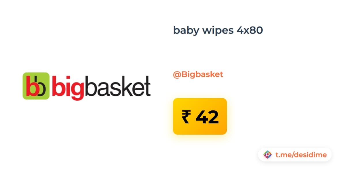 baby wipes 4x80