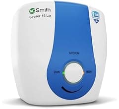 AO Smith Geyser 15 Ltr With 5 Star BEE Rating, Vertical Water Heater | Geyser 15+...