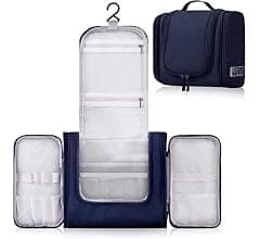 House of Quirk Hanging Toiletry Kit Bag Extra Large Capacity Travel Organizer...