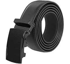 Labnoft Men's Leather Auto Lock Belt
