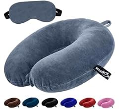 Billebon Premium Neck Pillow for Travelling Airplane Travel Pillow Comfortable...