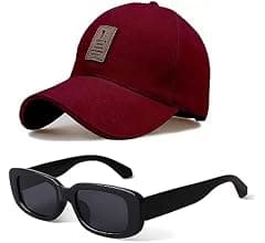 SELLORIA Brand A Soft Cotton Adjustable Unisex Cap and Sunglass Quick Drying Sun...