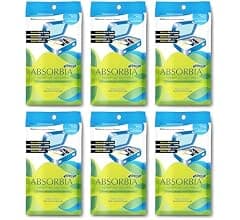 Absorbia Moisture Absorber | Absorbia Sachet with Activated Charcoal(100gms X6...