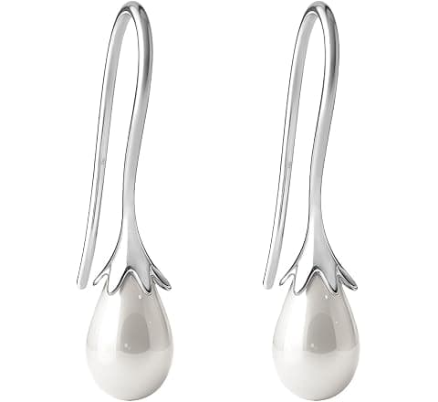 HighSpark 925 Silver Designer Daily Wear Drop Earrings. | Solitaire, Pearl &...