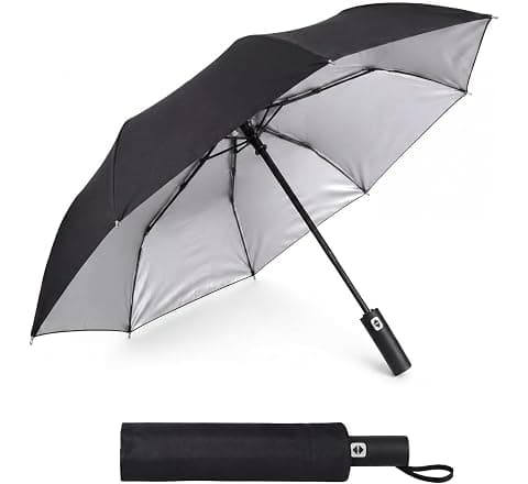 Destinio Umbrella for Man - Large Size, Fully Automatic, Windproof Fibreglass...