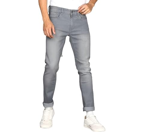 Ben Martin Men's Slim Fit Mid Rise Jeans