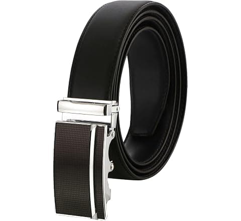 Labnoft Men's Auto Lock PU Leather Belt
