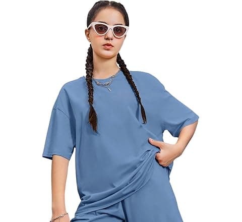 London Hills Women's Cotton Loose T-Shirt