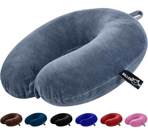 Billebon Premium Neck Pillow for Travelling Airplane Travel Pillow Comfortable...