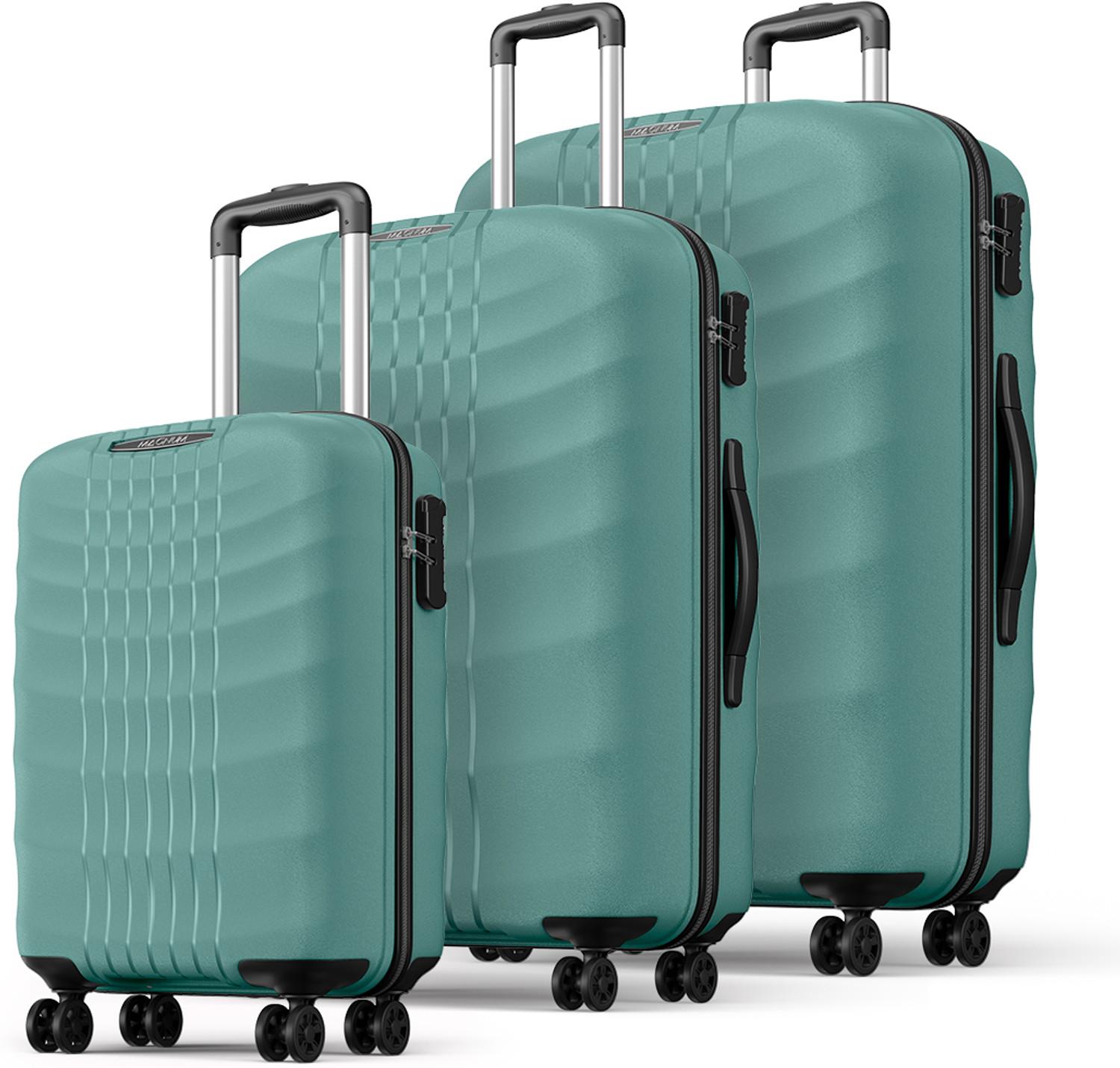 Safari LIFT 55/66/75 4W SAGE GREEN Cabin & Check-in Set 8 Wheels - 30 Inches Sage...