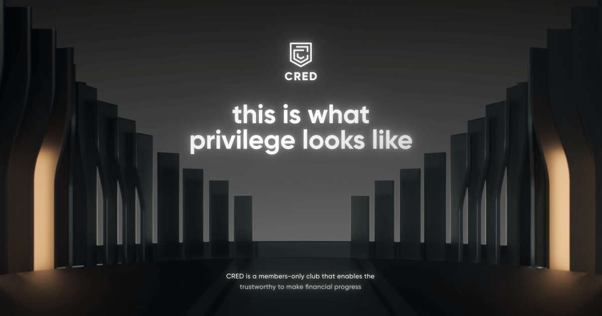 CRED. not everyone gets it.